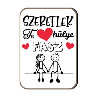 Hutomagnes Valentin Napi Ajandek 151 Szeretlek Te Hulye Fasz