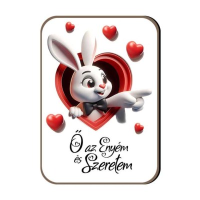 Hutomagnes Valentin Napi Ajandek 155 O Az Enyem Fiu Nyuszi