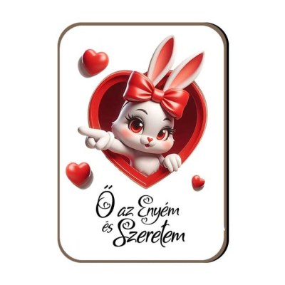 Hutomagnes Valentin Napi Ajandek 156 O Az Enyem Lany Nyuszi
